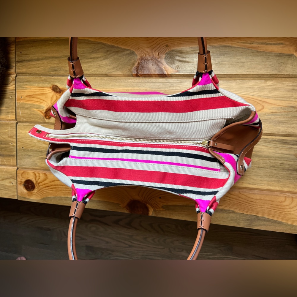 Kate Spade Striped Summer Handbag - Picture 5 of 7